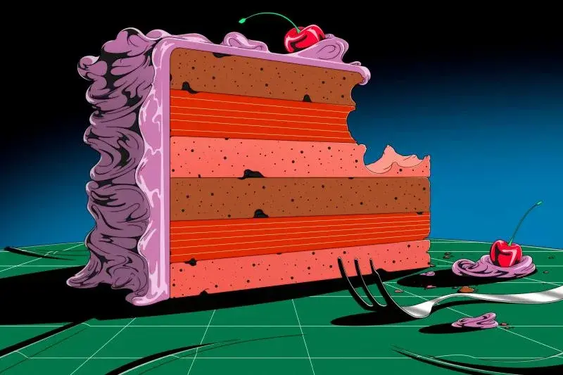 Illustration structurée et colorée de Carolina Moscoso issue de sa pratique entre architecture et dessin