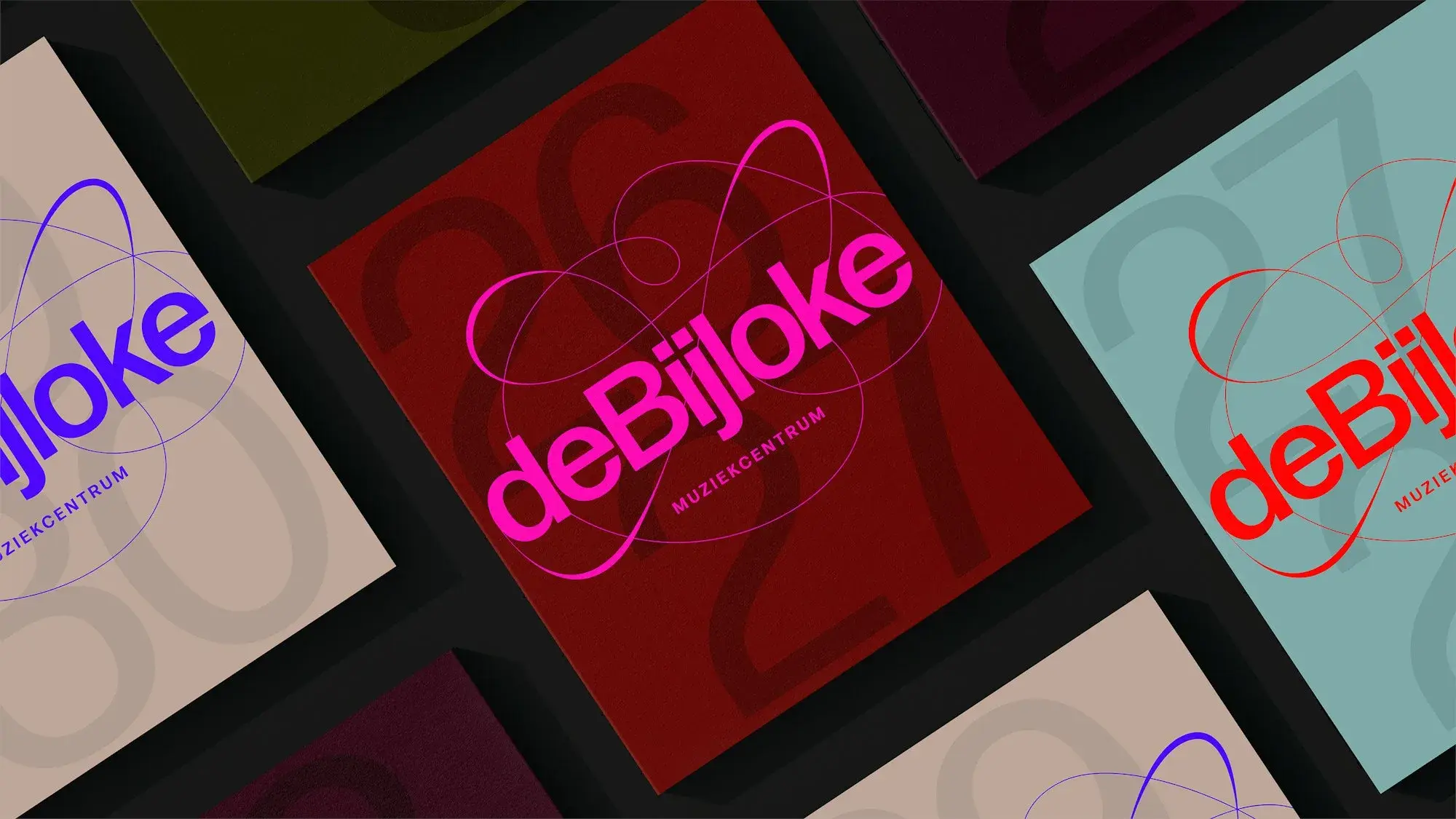 Déclinaisons de l'identité De Bijloke conçues par Pentagram