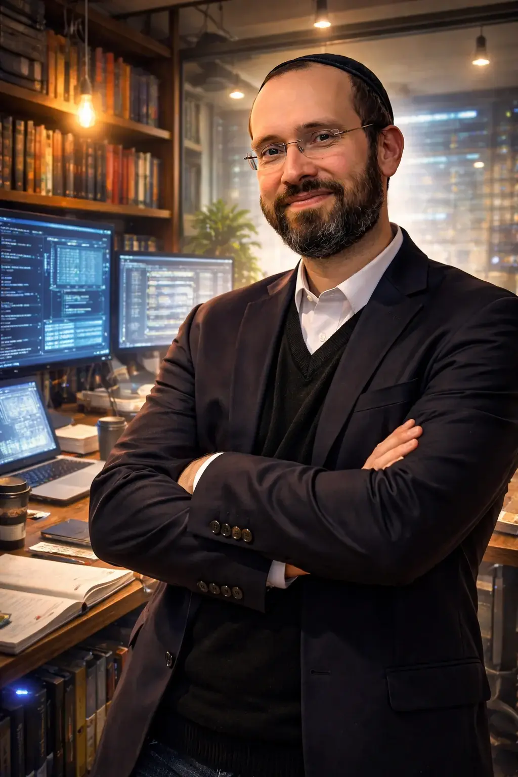 Portrait récent de Jérémie Berrebi