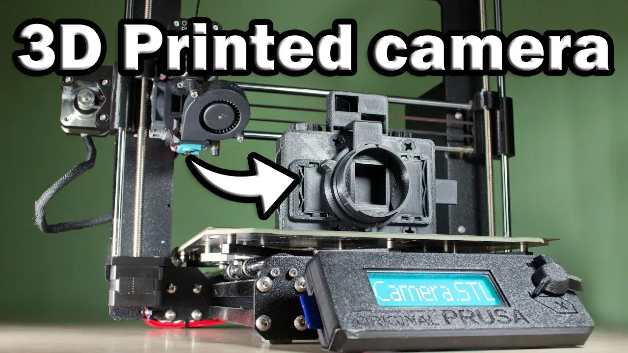 Prototype de caméra argentique imprimée en 3D de Camera Things